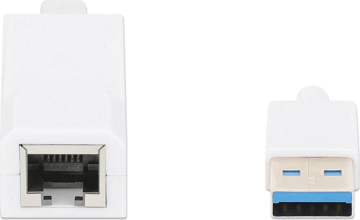 Actual product image Manhattan USB to Ethernet Adapter (USB, RJ45 (1x))