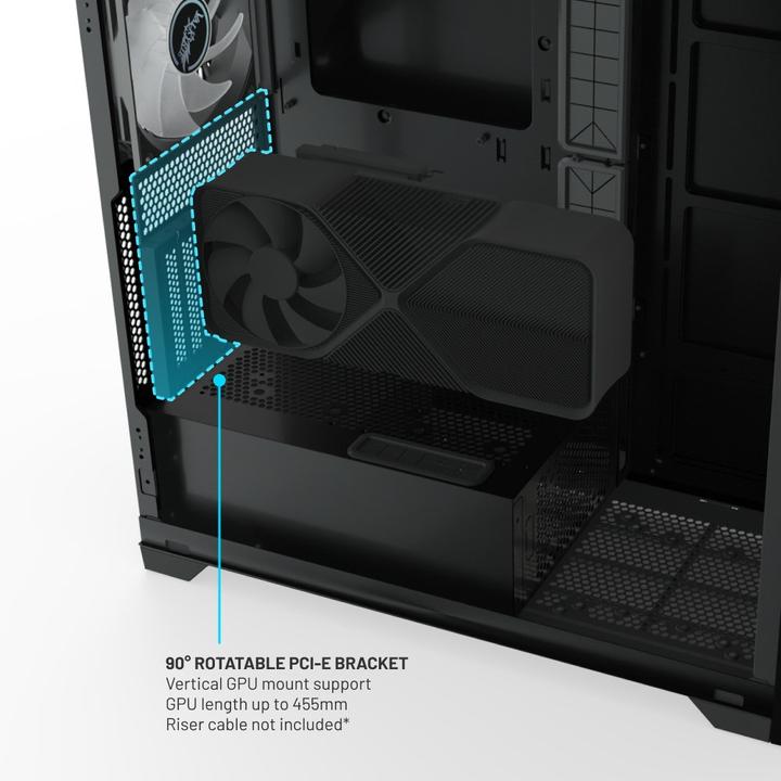 Immagine prodotto Valkyrie VK02 Lite Nero (ATX, mATX, Mini-ITX, ITX)