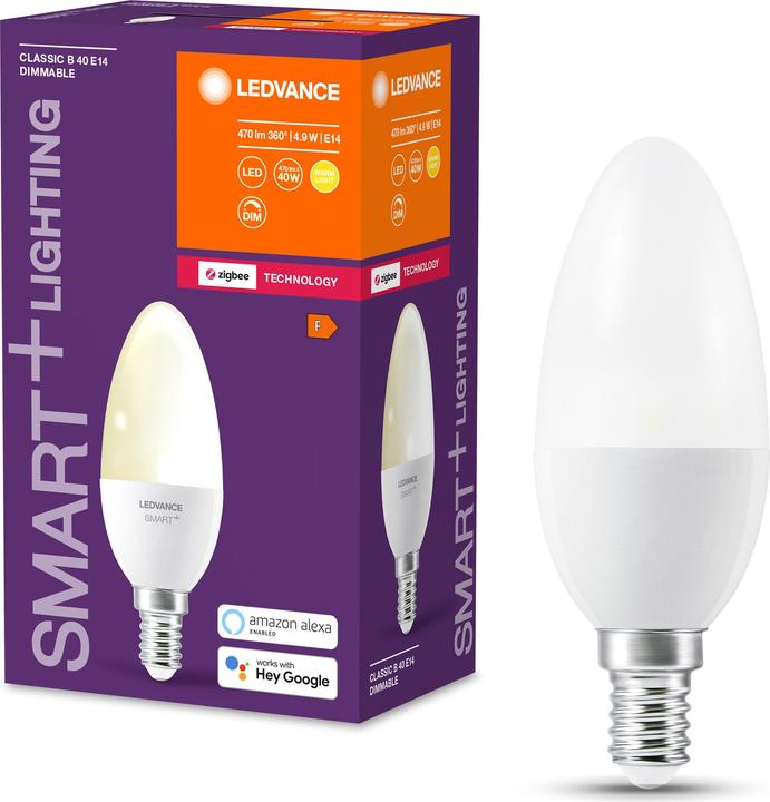 Produktbild Ledvance Smart+ Candle (E14, 6 W, 470 lm, 1 x, F)