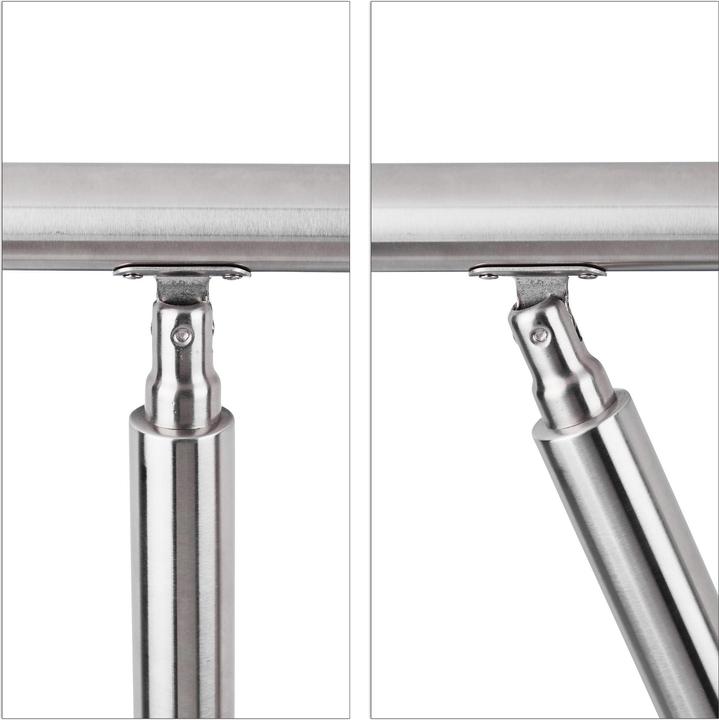 Produktbild Relaxdays Treppengeländer 1,5m (Edelstahl)