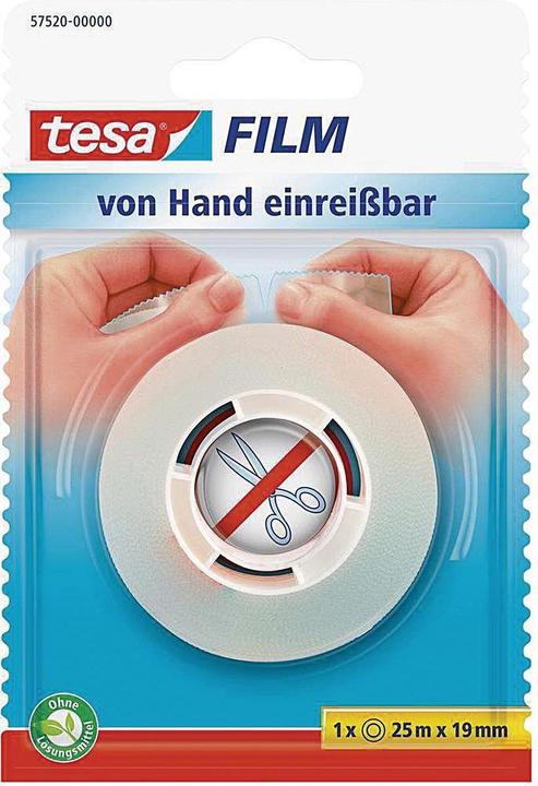 Produktbild tesa tesafilm Klebeband von Hand einreissbar (19 mm)