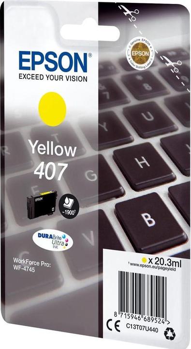 Produktbild Epson 407 (Y)