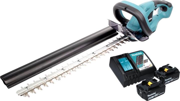 Productafbeelding Makita DUH 523 RG Accu heggenschaar 18 V 52 cm + 2x accu 6.0 Ah + lader (Draadloze heggenschaar)