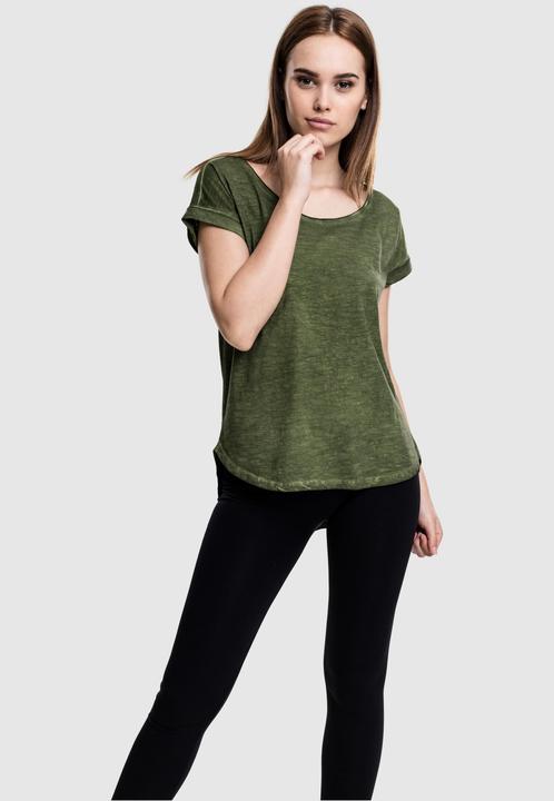 Immagine prodotto Urban Classics Tee lungo da donna a forma di schienale con tintura spray (L)