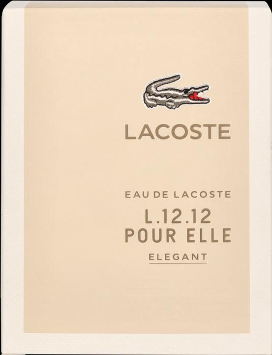 Actual product image Lacoste Eau de L.12.12 Elegant (Eau de toilette, 90 ml)