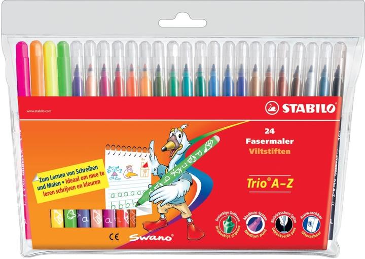 Immagine prodotto STABILO Trio A-Z (Multicolore, 24 x)