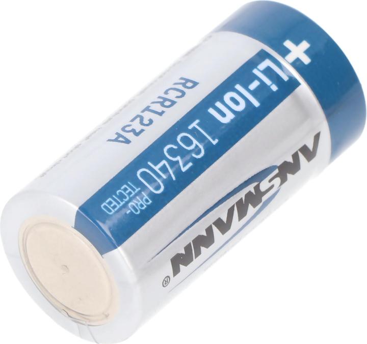 Actual product image Ansmann Battery 16340 850mAh 1 pc. (1 pcs., C, 850 mAh)