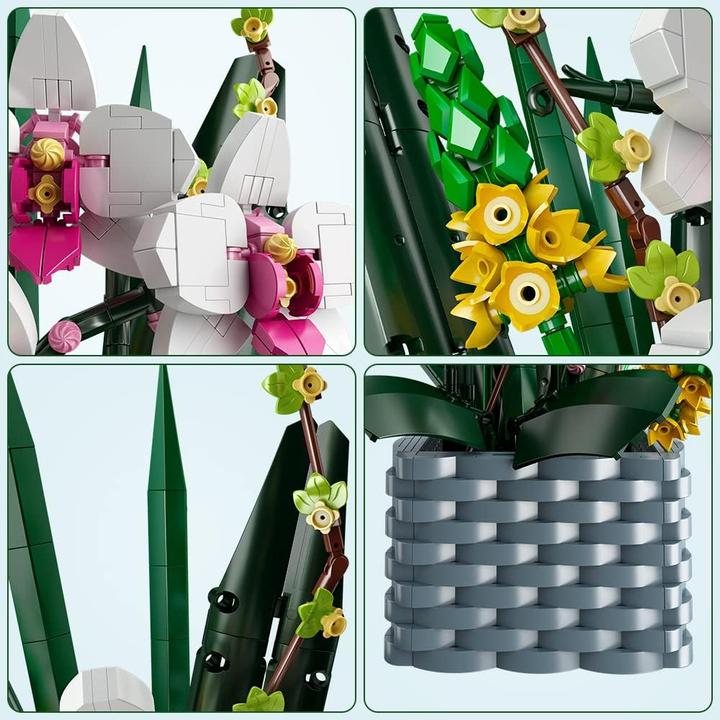 Produktbild Mould King Nachtfalterorchidee (1158 Teile)