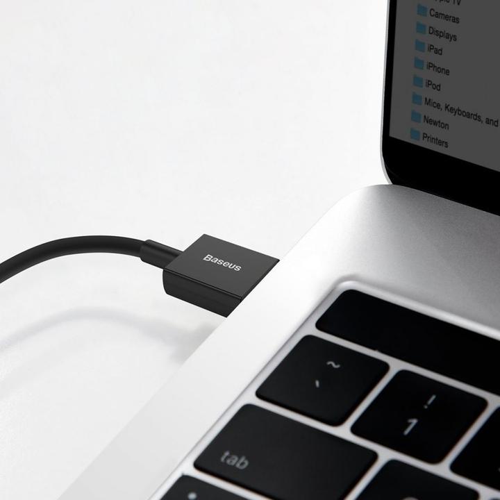 Actual product image Baseus USB A — USB C (2 m, USB 2.0, 66 W)