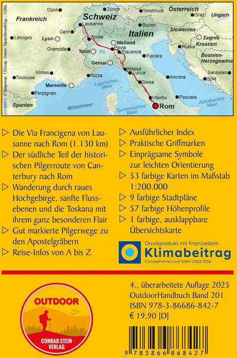 Produktbild Via Francigena (Deutsch, Ingrid Retterath, 2025)