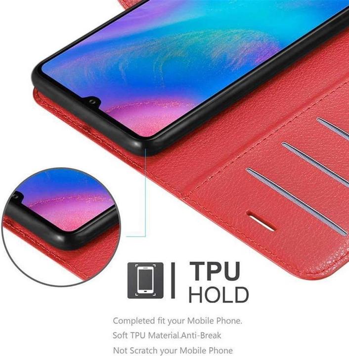 Actual product image Cadorabo Book with stand function cover (Huawei P30)