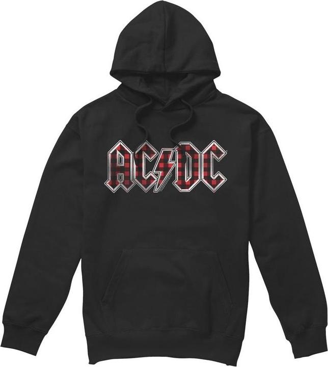 Actual product image AC/DC Mens Plaid Logo Hoodie (M)