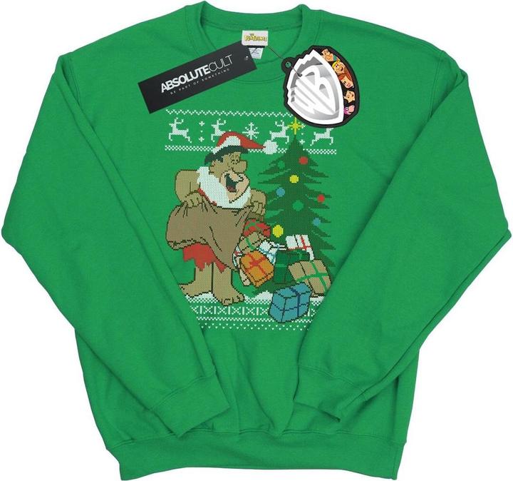 The Flintstones Christmas Fair Isle Sweatshirt (XL)