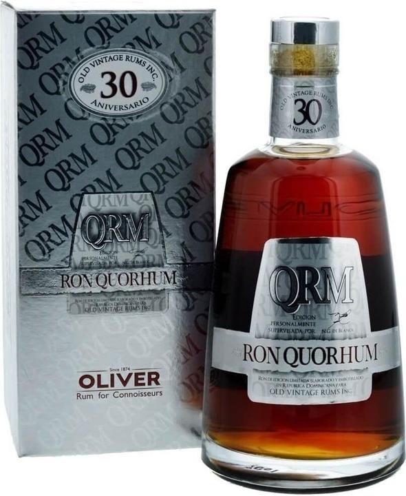 Produktbild Ron Quorhum Ron 30 Aniversario Rum mit Etui (1 x 70 cl)