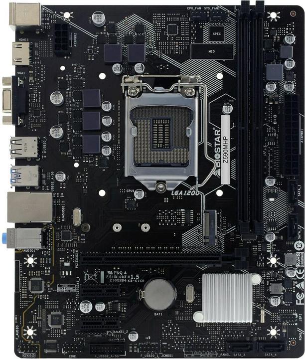 Productafbeelding Biostar Technische gegevens Z590MHP (LGA 1200, Intel Z590, mATX)
