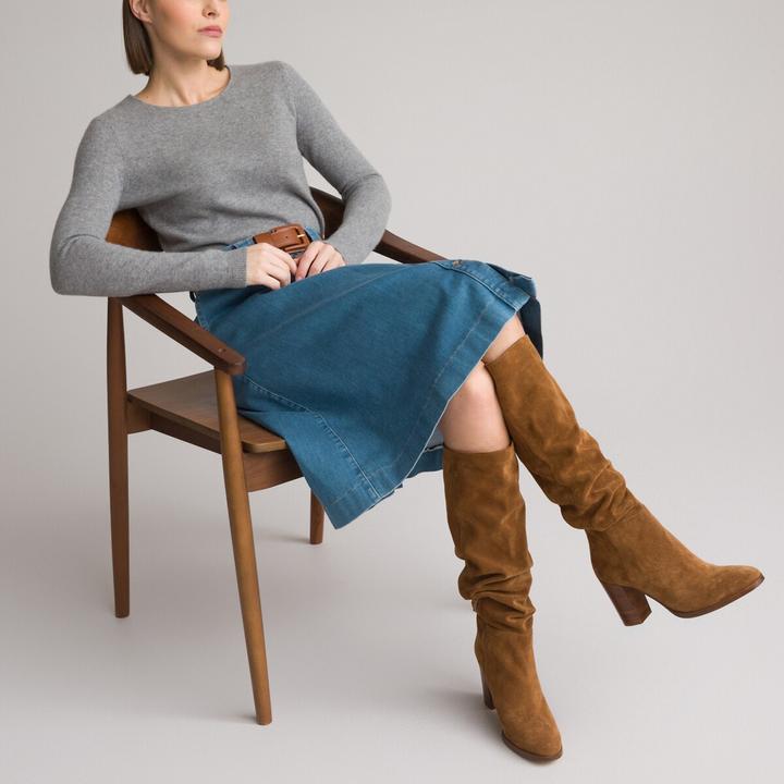 Immagine prodotto Anne Weyburn Maglia a girocollo in puro cashmere (44, 46)