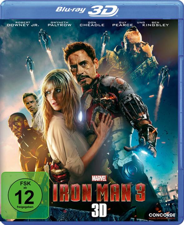 Produktbild Iron Man 3 3D (3D Blu-ray, 2013, Deutsch, Englisch)