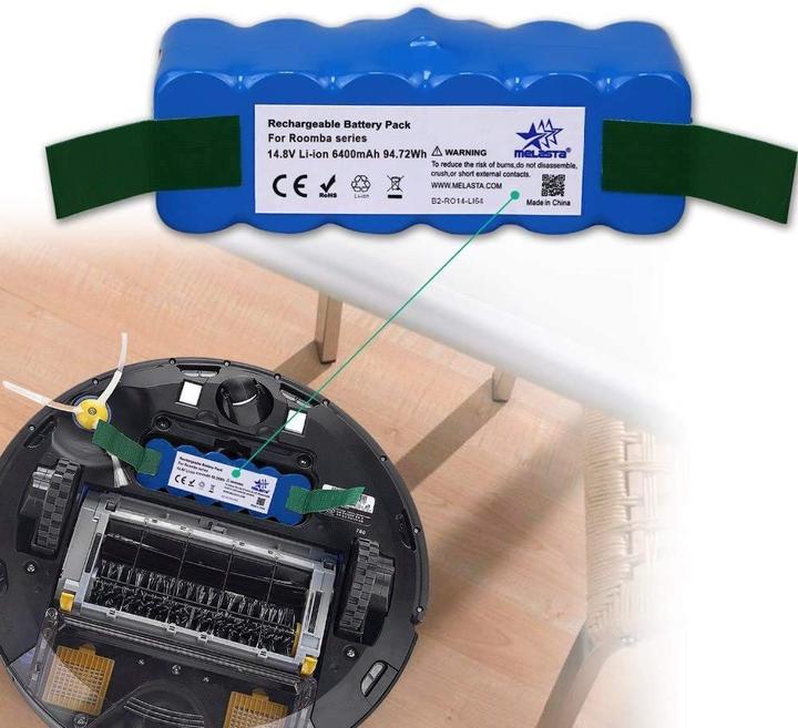 Actual product image Melasta 6400mAh Li-Ion replacement battery