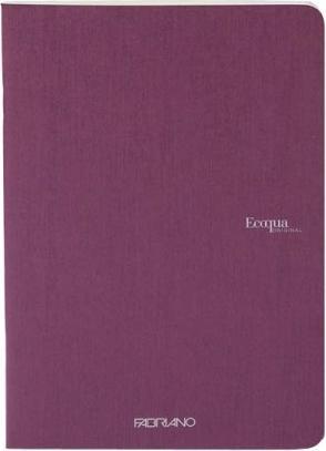 Actual product image Fabriano Notebook EcoQua stapled dotted Vino (A4, Checked)