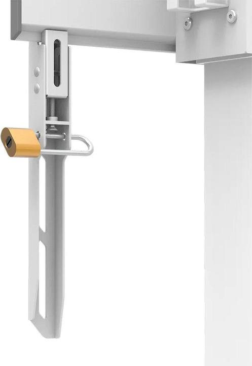 Immagine prodotto Neomounts Supporto da parete motorizzato con scatola di immagazzinaggio da 10 cm Ruote VESA 100x100 fino a (100", 110 kg)