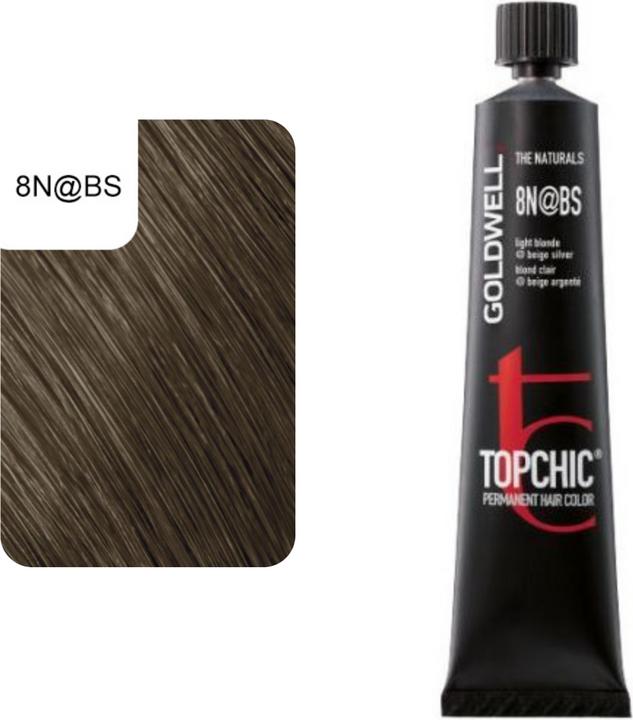 Actual product image Goldwell Topchic Elumenated (8NBS - light blonde elumenated beige silver)
