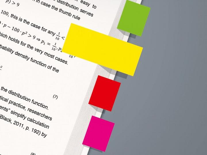 Image du produit Sigel Notes repositionnables Néon (20 x 50 mm)