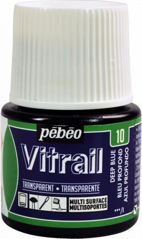 Immagine prodotto Pebeo Vitrail Trasparente (Blu scuro, 45 ml)