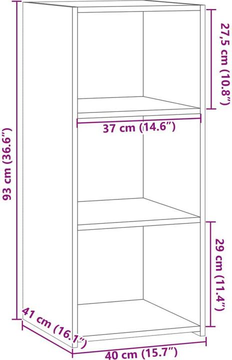 Produktbild VidaXL Sideboard (40 x 41 x 93 cm)