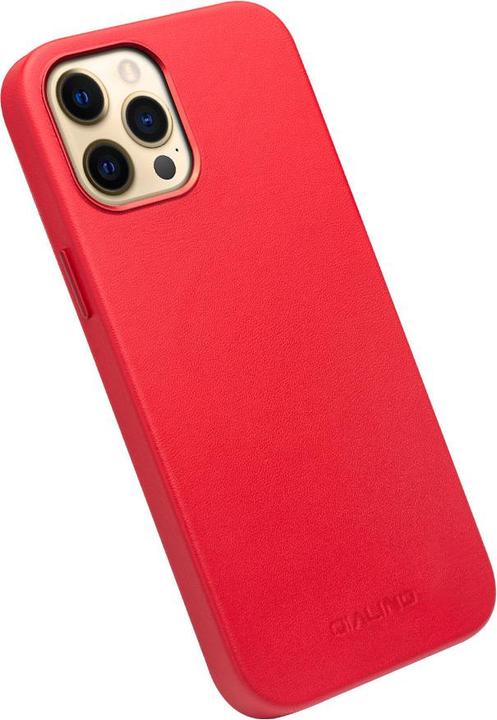 Immagine prodotto QiAlino Coque cuir véritable (compatibile MagSafe) (Apple iPhone 12 Pro Max)