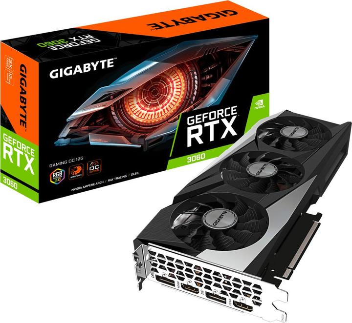 Image du produit Gigabyte GV-N3060GAMING OC-12GD (12 Go)