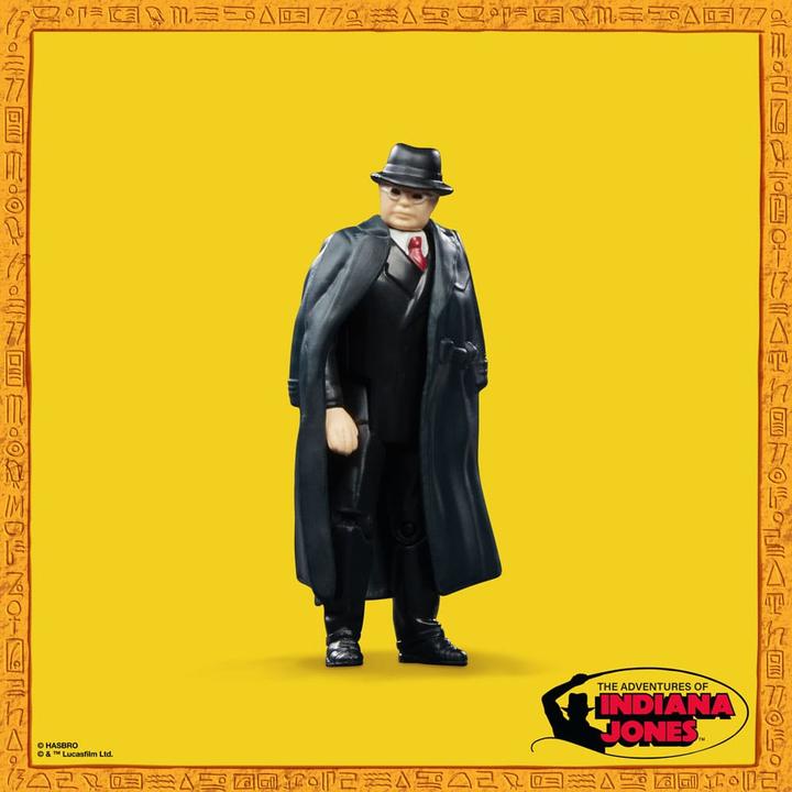 Actual product image Hasbro Indiana Jones Retro Collection Action Figure Toht (Raiders of the Lost Ark) 10 cm