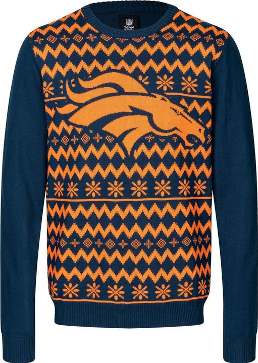 Produktbild Foco NFL Winter Sweater XMAS Strick Pullover Denver Broncos - L (L)
