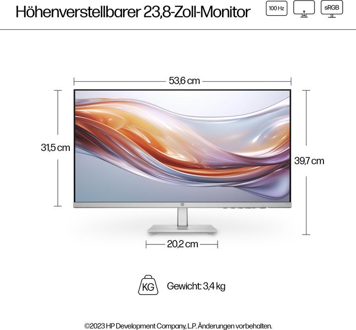 Actual product image HP Series 5 524sh (1920 x 1080 pixels, 24")