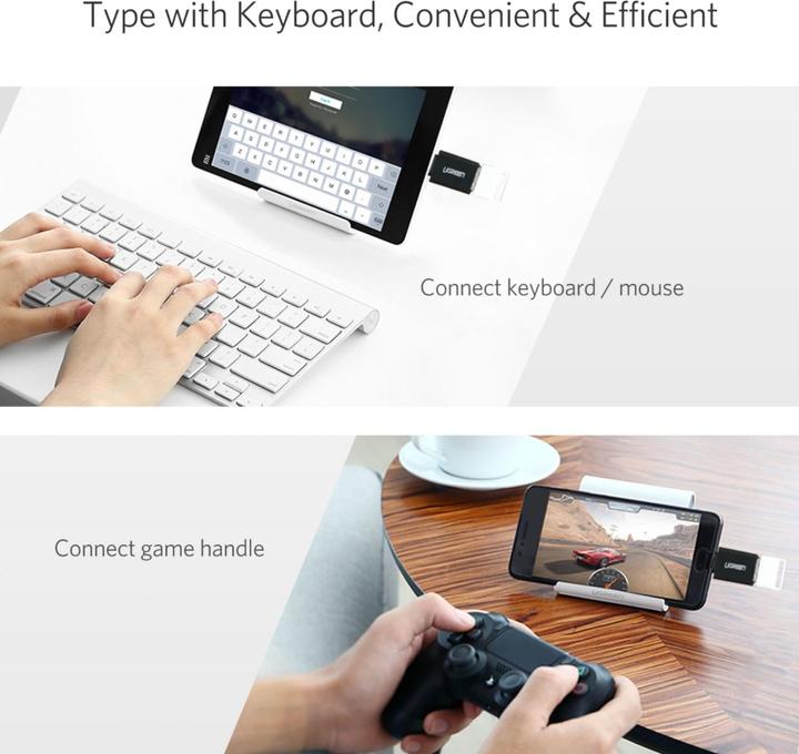 Produktbild Ugreen USB-C 3.1 zu USB-A 3.0 Buchse Adapter (USB Typ-C, USB 3.0, 16 cm)