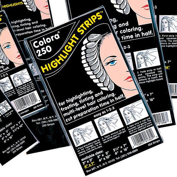 Actual product image Dynatron Colora Highlight Strips streak paper