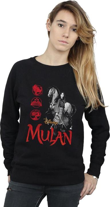Actual product image Disney Womens/Ladies Mulan Movie Horse Pose Sweatshirt (XL)