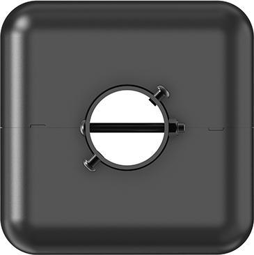 Produktbild Hagor CPS - Ceiling Plate with Cover SS Deckenflansch Rundrohr CPS-Serie Deckenabstand 87 mm (Decke, Boden)