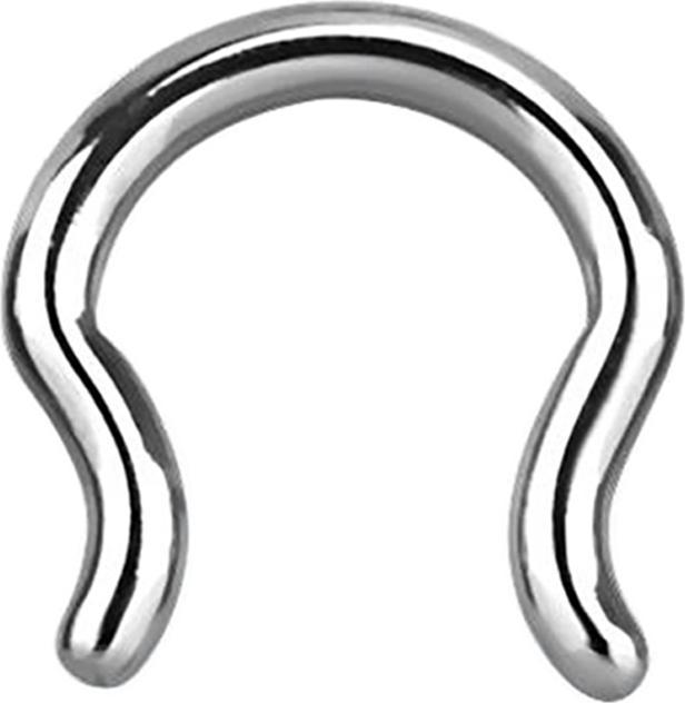 Produktbild Star Piercing Septum Ring silber (ohne Messing, Chirurgenstahl 316L)