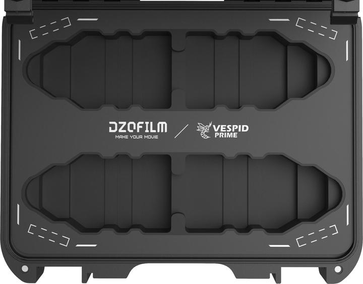Actual product image Dzofilm Hard Case for Vespid Prime 4-Lens Kit (35,50,125, Macro 90/25,75,100, Macro 90)