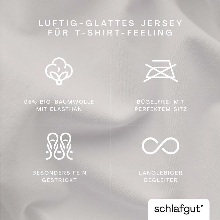 Image du produit schlafgut Knitted Jersey (Housse de couette, 140 x 200 cm)