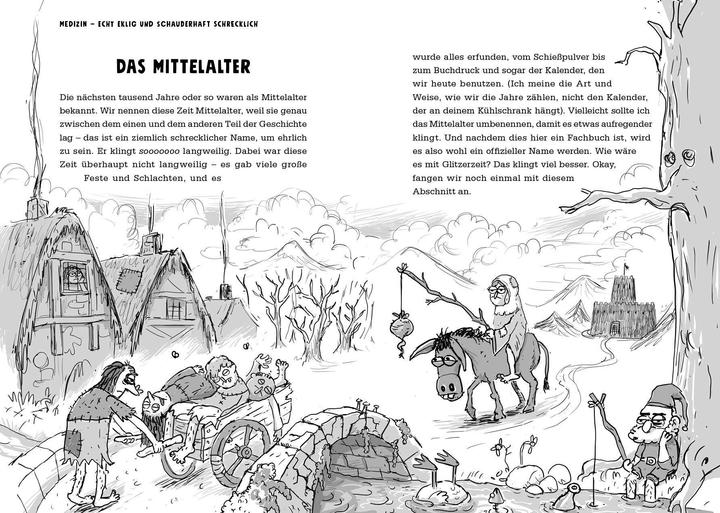 Produktbild Medizin – Echt eklig und schauderhaft schrecklich – Warum Pickel mit Krokodil-Kacke behandelt (Deutsch, Kay, Adam, 2022)