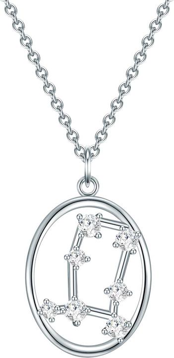 Trilani Damen Sterling Silber Zirkonia silber 42,0 cm Basiskette + 7,0 cm Verlängerung - 28611 (Sterling Silber, 42 - 49 cm)