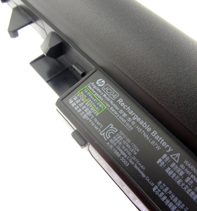 Actual product image HP JC04 (4 Cells, 2850 mAh)