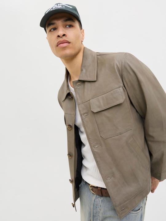 Actual product image Jack & Jones Lederjacke Lederjacke (L)
