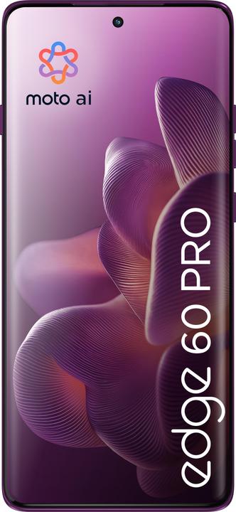 Image du produit Motorola Edge 60 Pro (512 Go, Pantone Sparkling Grape, 6.67", Double SIM, 50 Mpx, 5G)