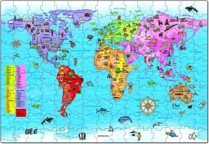 Immagine prodotto Orchard World Map Puzzle & Poster