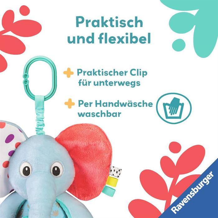 Image du produit Ravensburger 4855 play+ explorer elephant, peluche avec de nombreux effets ludiques, pour la maison et le