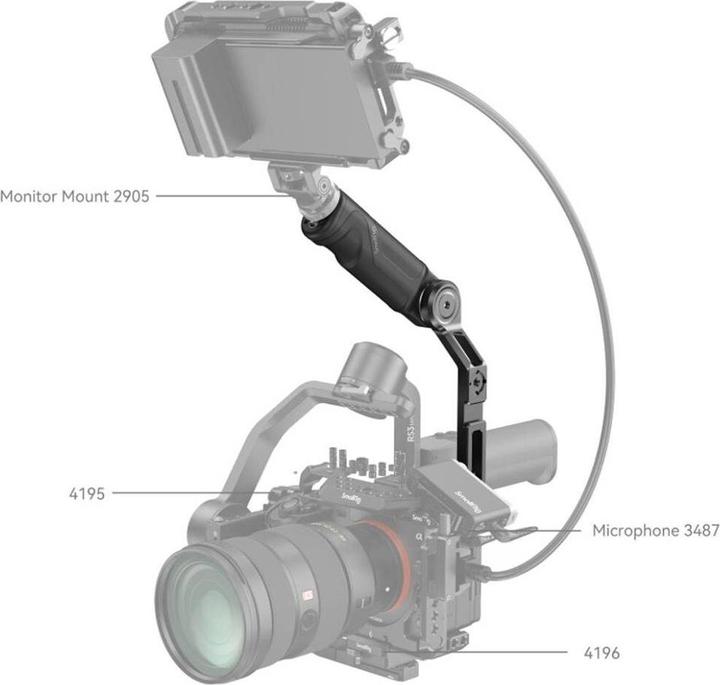 Immagine prodotto SmallRig Maniglia dell'imbracatura (Maniglia cardanica)
