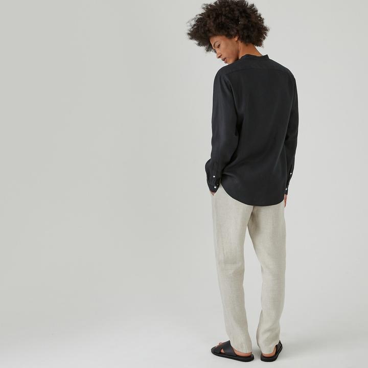 Produktbild La Redoute Collections Langärmeliges Hemd mit Stehkragen (L)