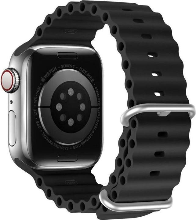 Produktbild Dux Ducis Strap Watch Strap 8 / 7 / 6 / 5 / 4 / 3 / 2 / SE (45 / 44 / 42mm) Silicone Band Bracelet B (44 mm, 45 mm, 42 mm, Edelstahl, Silikon (liquid))